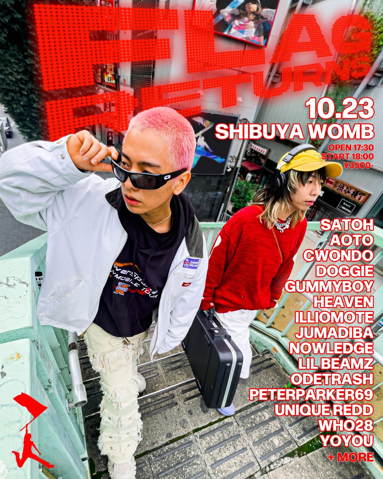 SATOH主催のイベント・FLAG SUMMER TOUR 2022 TOKYOの振替公演が